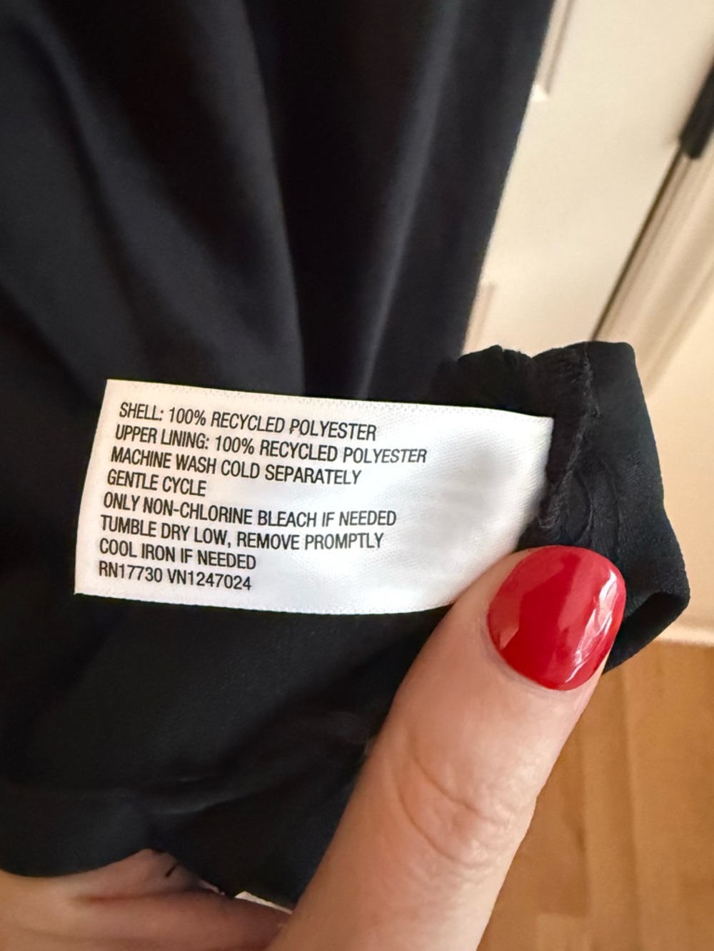 a new day Black Satin Slip Maxi Dress with Spaghetti Straps - Picture 6 of 6